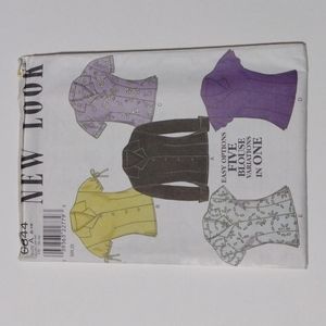 2/$15 Y2K New Look Women's Sewing Pattern 6844 039363227793